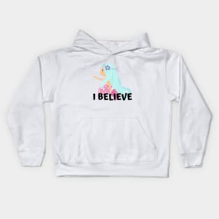 I Believe in Mermaids Kids Hoodie